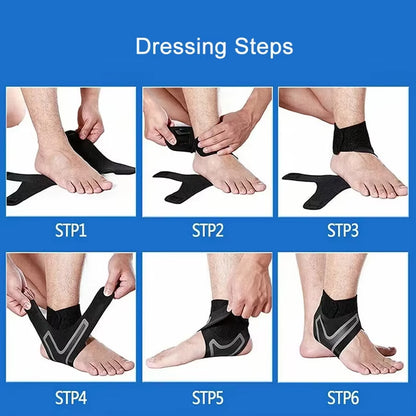 1 Pc Ankle Brace Support Compression Sleeve Elastic Foot Bandage Protective Wrap Sports Socks Wholesale